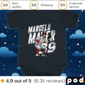 Marcelo Mayer Boston Red Sox MLB baseball catch t shirt