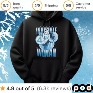 Marvel The Fantastic 4 First Steps Invisible Woman T Shirt