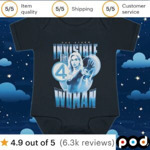 Marvel The Fantastic 4 First Steps Invisible Woman T Shirt