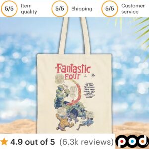 Marvel The Fantastic Four Comic Book Cover T Shirt