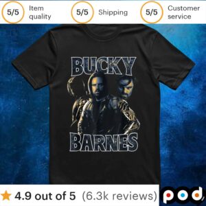 Marvel Thunderbolts Bucky Barnes Showcase Poster T Shirt