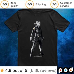 Marvel Thunderbolts Yelena Belova Full Body Portrait T Shirt