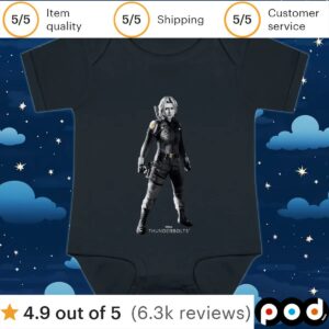 Marvel Thunderbolts Yelena Belova Full Body Portrait T Shirt