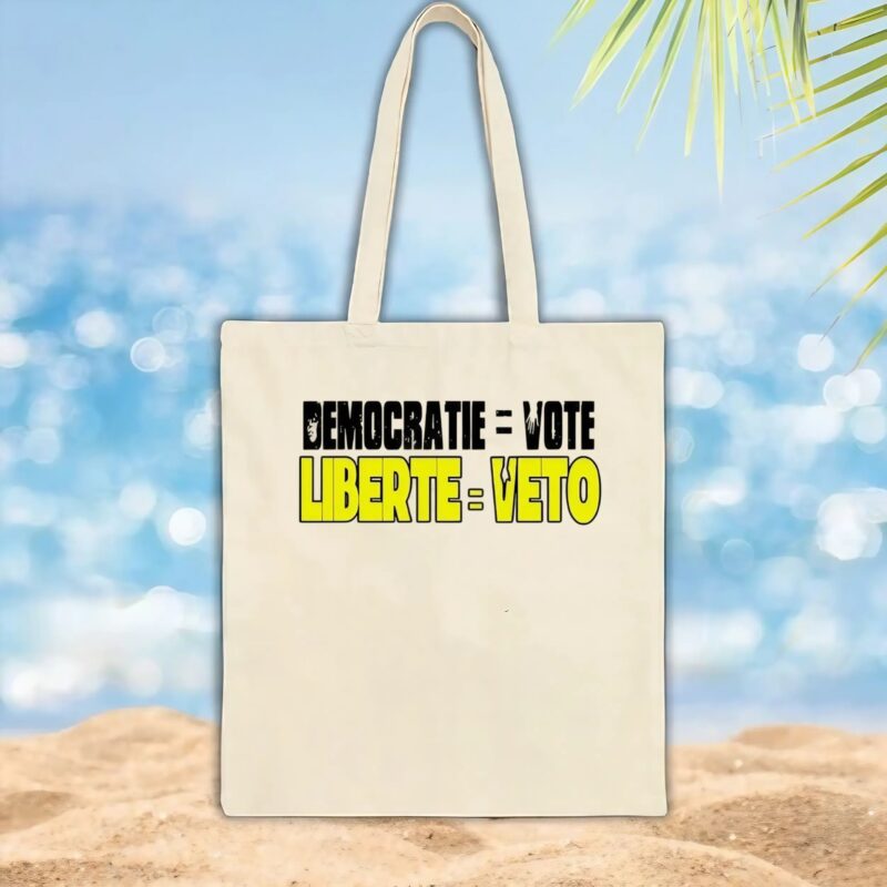Democratie vote liberte veto t shirt