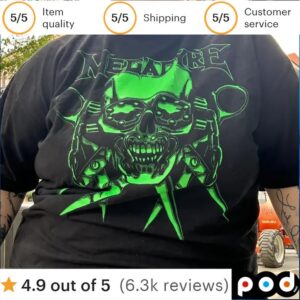 Megadyke Skeleton Scissor T Shirt