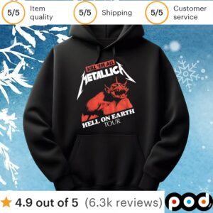 Metallica Kill 'Em All Hell On Earth Tour T Shirt