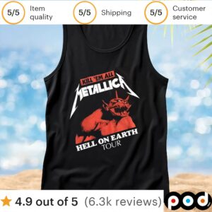 Metallica Kill 'Em All Hell On Earth Tour T Shirt