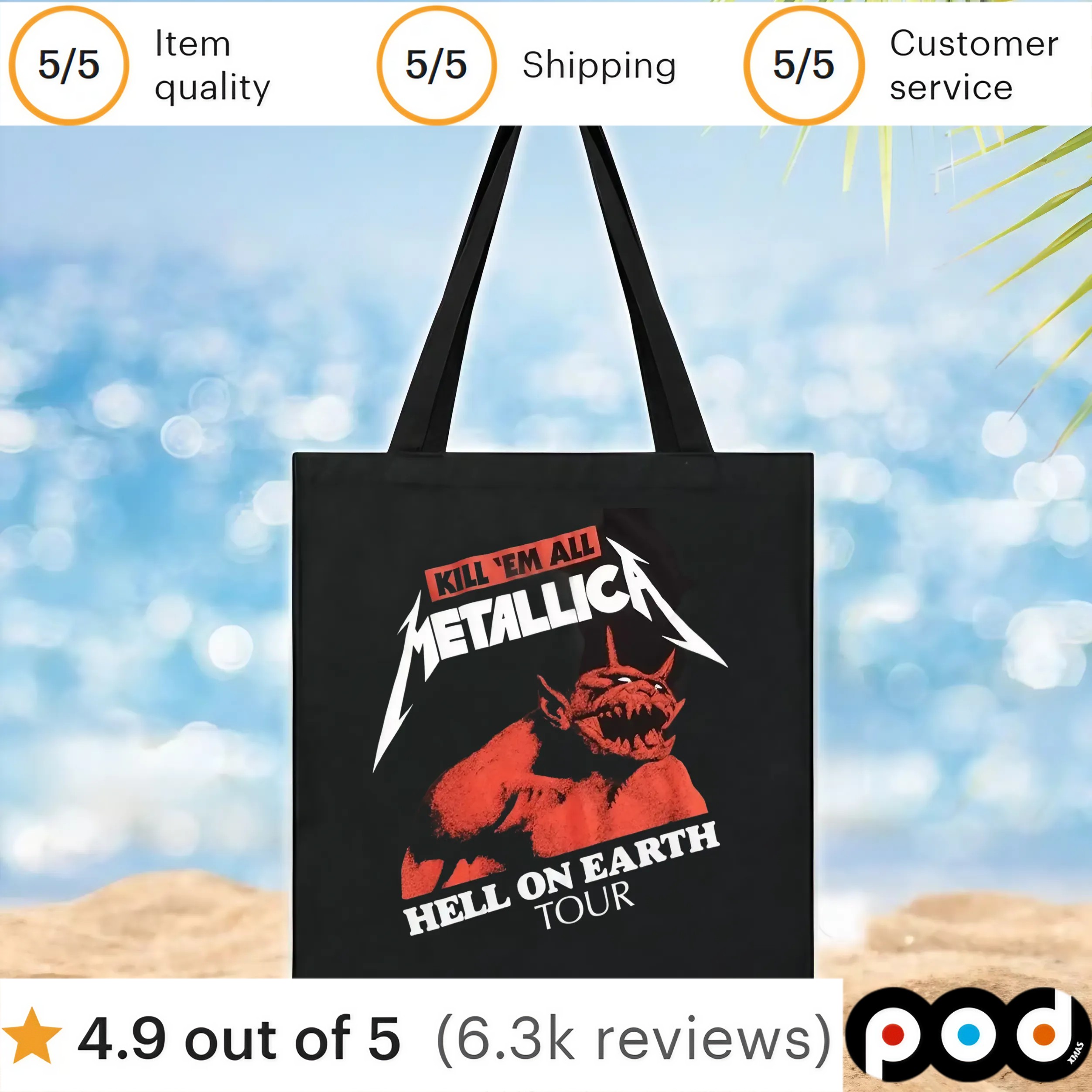 Metallica Kill 'Em All Hell On Earth Tour T Shirt Metallica Kill 'Em All Hell On Earth Tour T Shirt