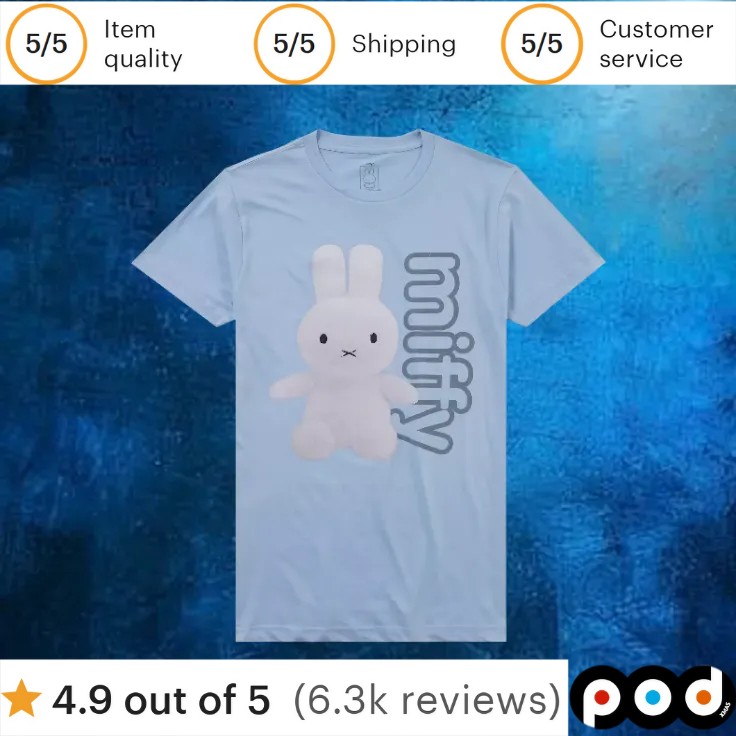 Miffy Plush Name Girls T Shirt Miffy Plush Name Girls T Shirt