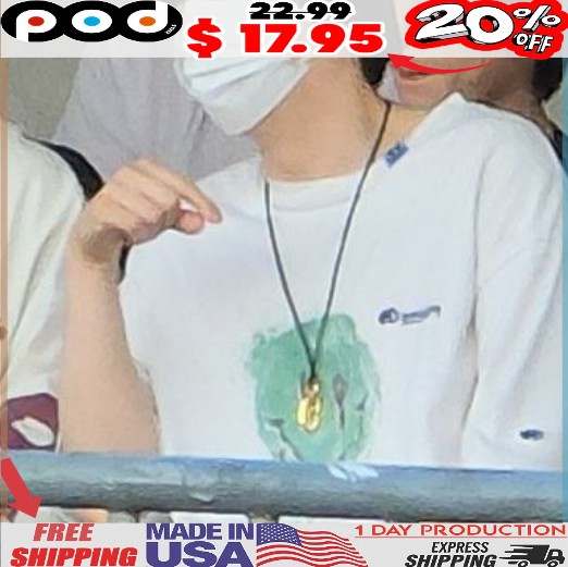 Min Yoongi Wearing Imitation Complex T Shirt