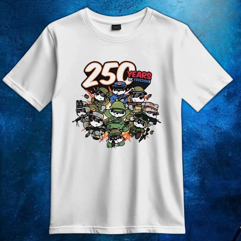 250 years of freedom t shirt