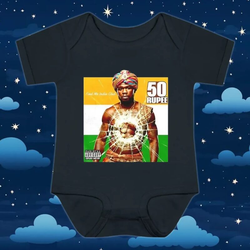 50 rupee 50 cent find me india club t shirt