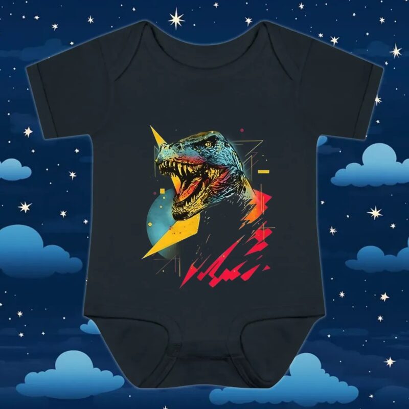 Synthwave Tyrannosaurus Rex Synthosaurus Rex t shirt