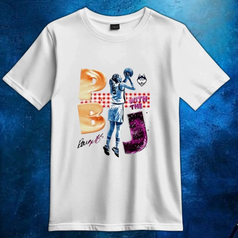 Uconn Huskies Paige Bueckers Pb With The J Signature T Shirt