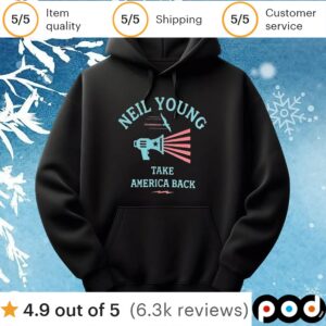 Neil Young take America back t shirt