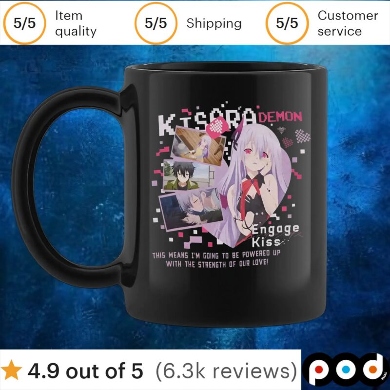Engage Kiss Heart Panels Kisara Demon T Shirt