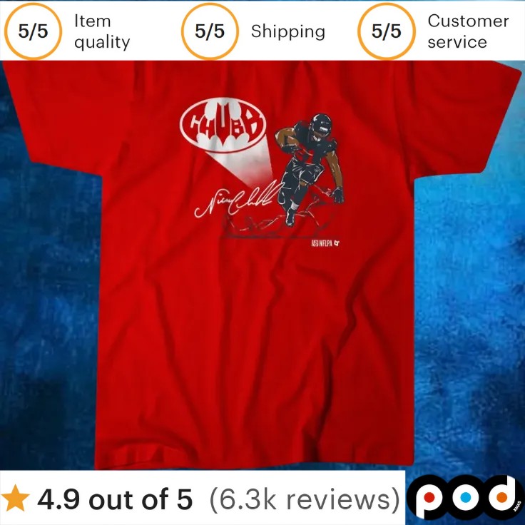 Nick Chubb Houston Stiff Arm T Shirt