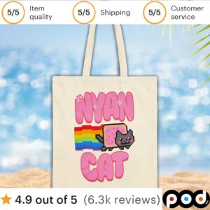 Nyan Cat Logo T Shirt