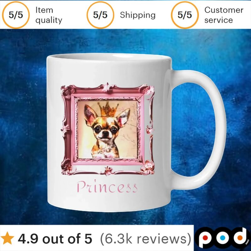 Chihuahua princess t shirt