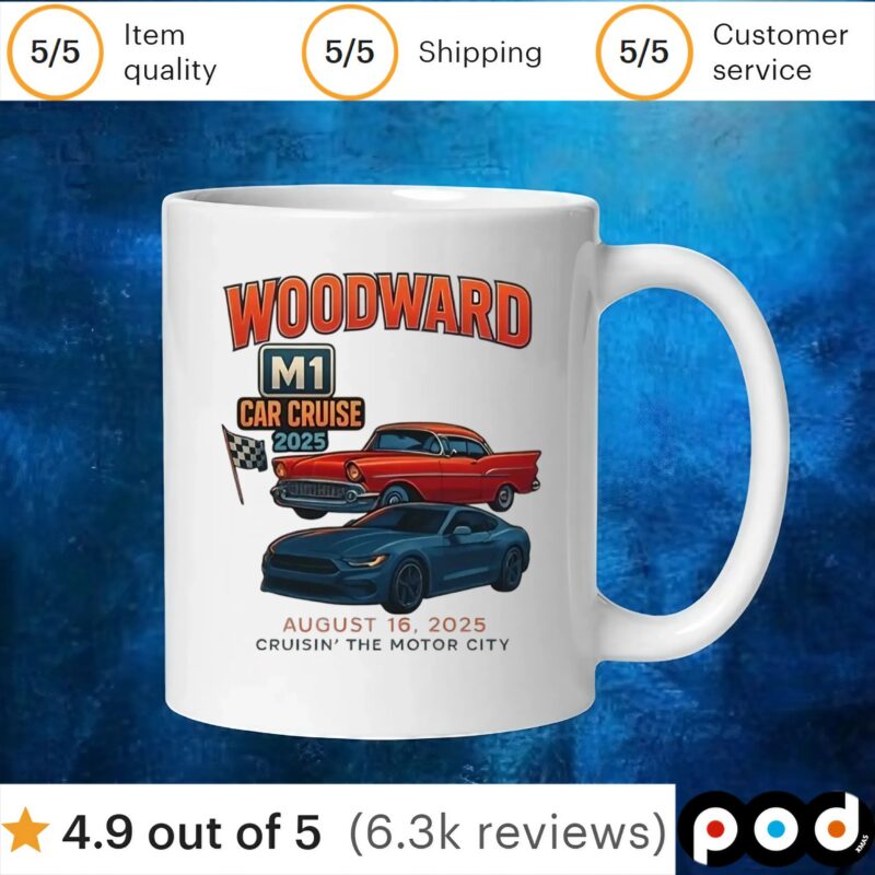 2025 Woodward M1 Car Cruise t shirt