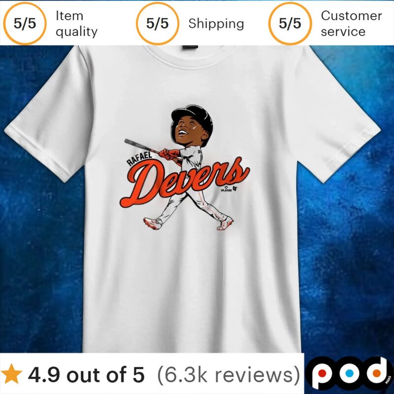 Rafael Devers San Francisco Caricature T Shirt