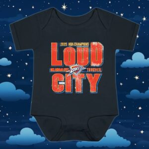 OKC Thunder 2025 NBA Champions Loud City Vintage T shirt