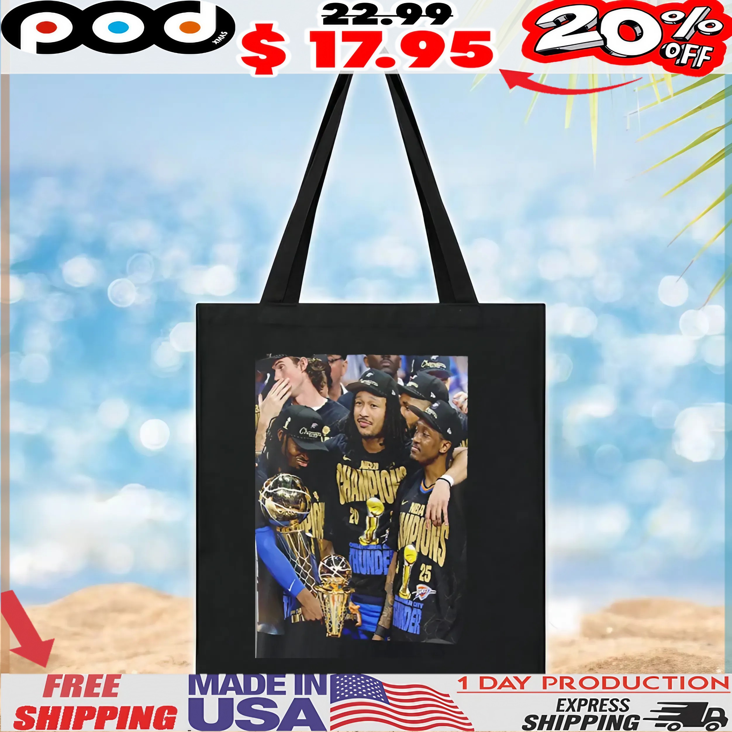 Oklahoma City Thunder 2025 NBA Champions Game Frames T Shirt