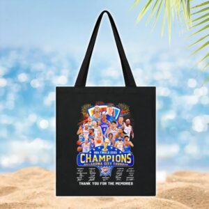 Oklahoma City Thunder NBA Finals 2025 Champion thank you for the memories signatures shirt