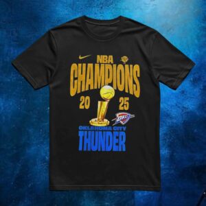 Oklahoma City Thunder NBA Finals Champions Winner Trophy 2025 T Shirt