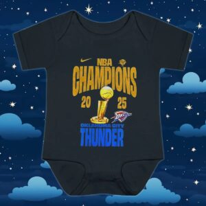 Oklahoma City Thunder NBA Finals Champions Winner Trophy 2025 T Shirt