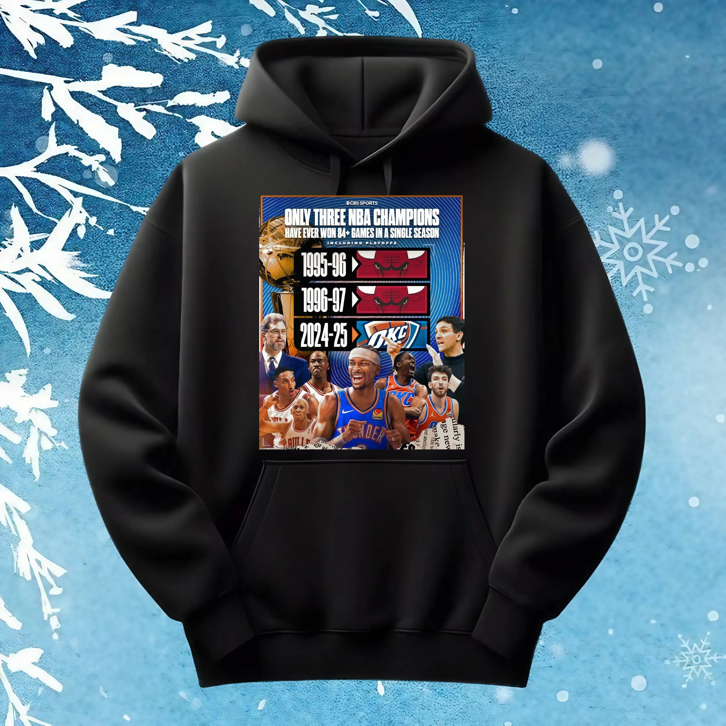 Oklahoma City Thunder Only Three NBA Champions Have Ever Won 84+ Games In A Single Season Including Playoffs T Shirt