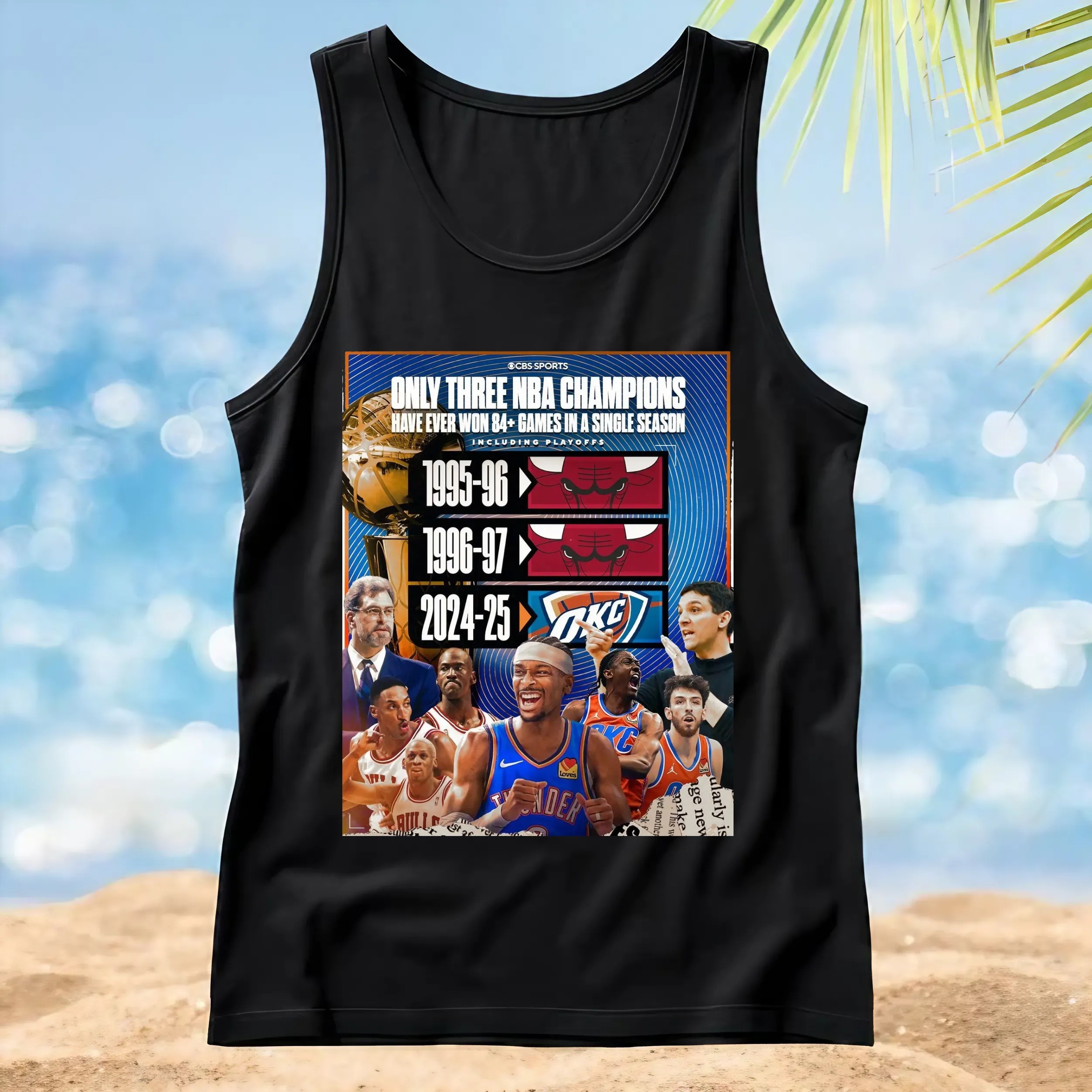 Oklahoma City Thunder Only Three NBA Champions Have Ever Won 84+ Games In A Single Season Including Playoffs T Shirt