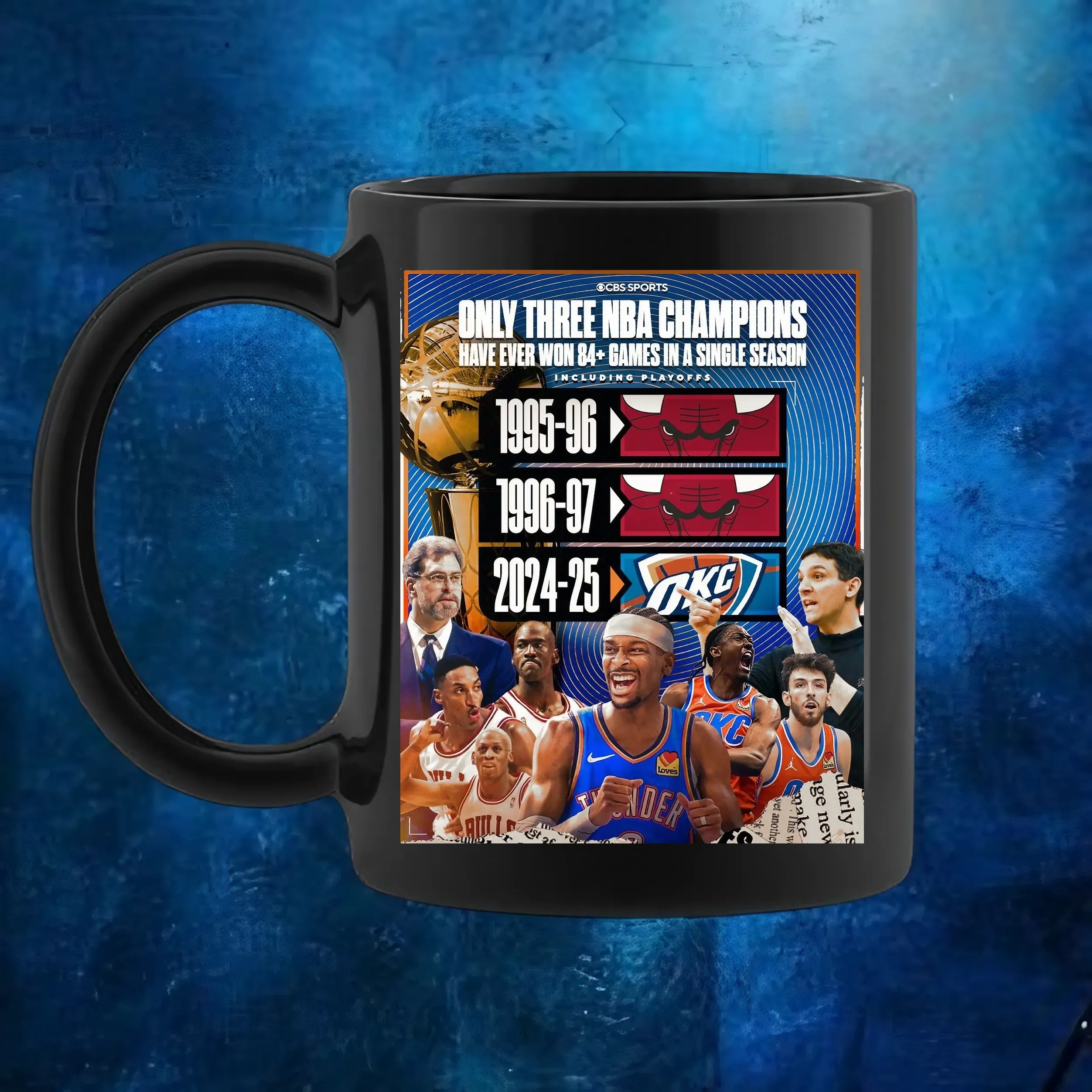 Oklahoma City Thunder Only Three NBA Champions Have Ever Won 84+ Games In A Single Season Including Playoffs T Shirt