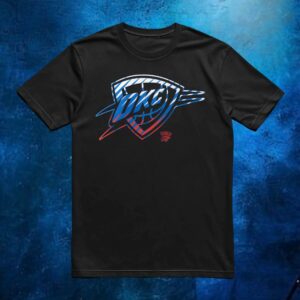 Oklahoma Thunder Fade Graphic T Shirt