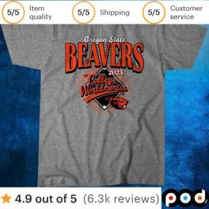Oregon State Baseball 2025 College World Series T Shirt