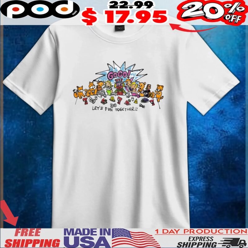Juggler Live Paint Gogo Let's Fun Together T Shirt