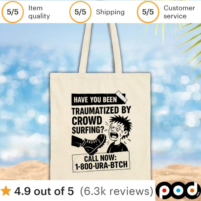 Have you been traumatized by crowd surfing t shirt