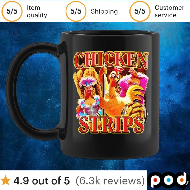 Chicken Strips Collage T Shirt