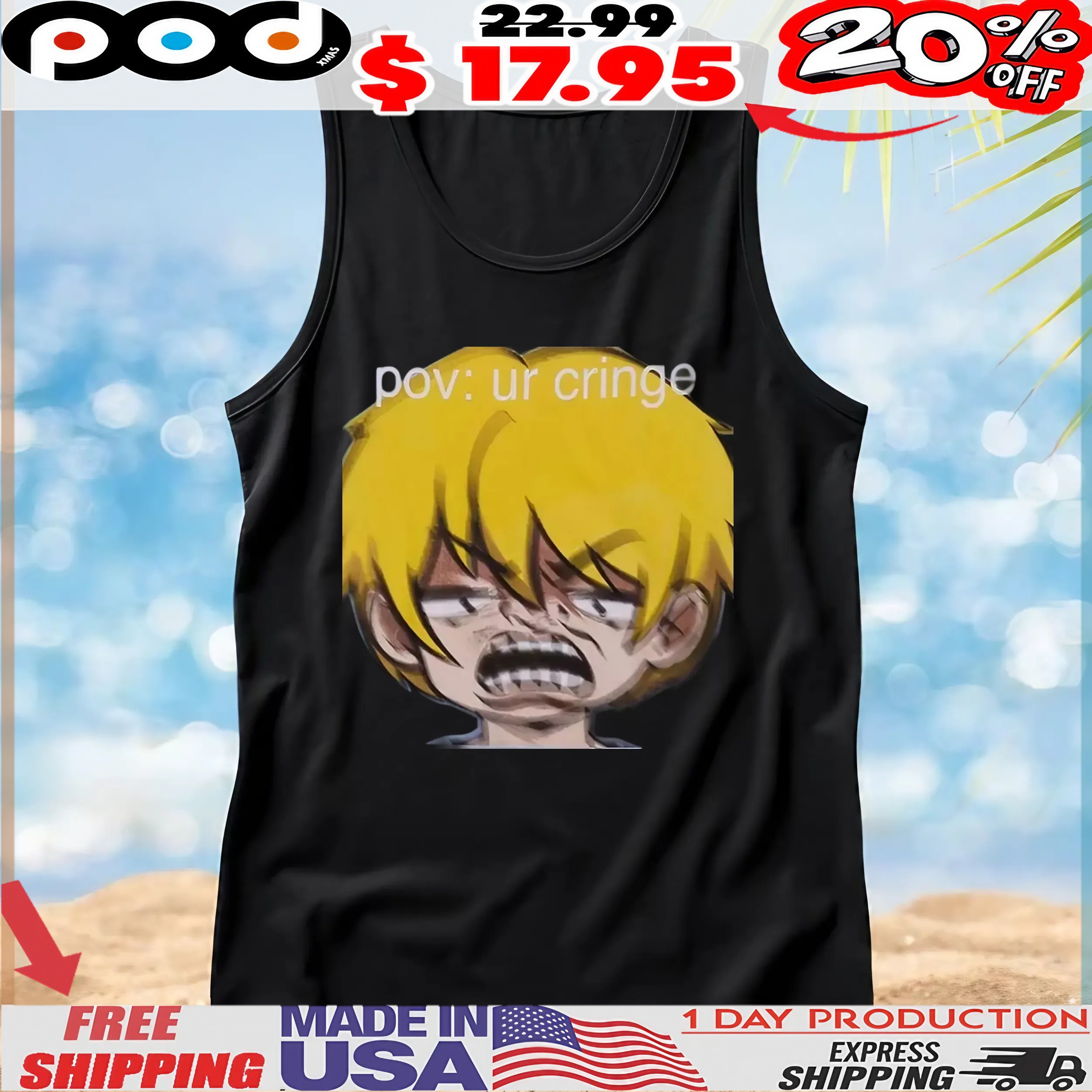 POV UR Cringe Character MEME T Shirt