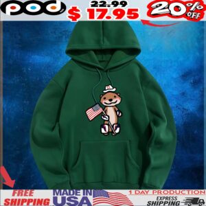 Patriotic Otter Flag T Shirt