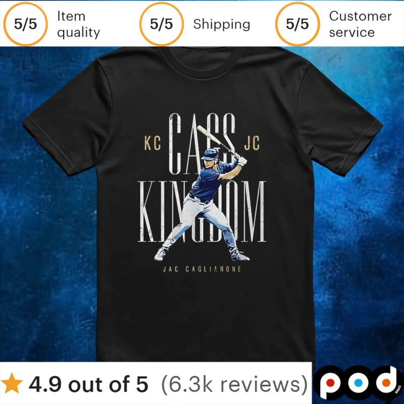 Jac Caglianone Kansas City Royals MLB baseball kingdom t shirt