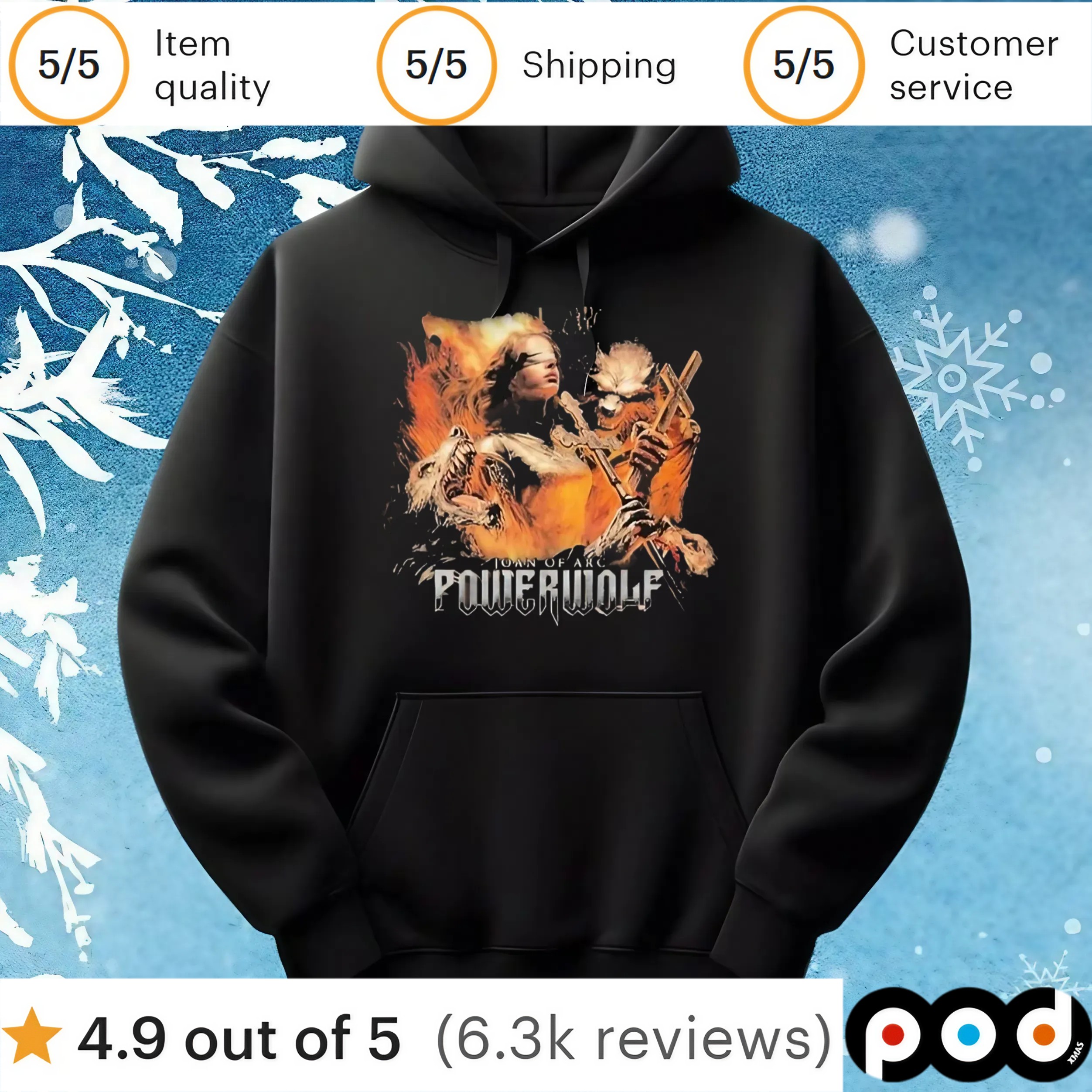 Powerwolf The Story Of Joan Of Arc New Video From Latest Album Wake Up The Wicked T Shirt Powerwolf The Story Of Joan Of Arc New Video From Latest Album Wake Up The Wicked T Shirt