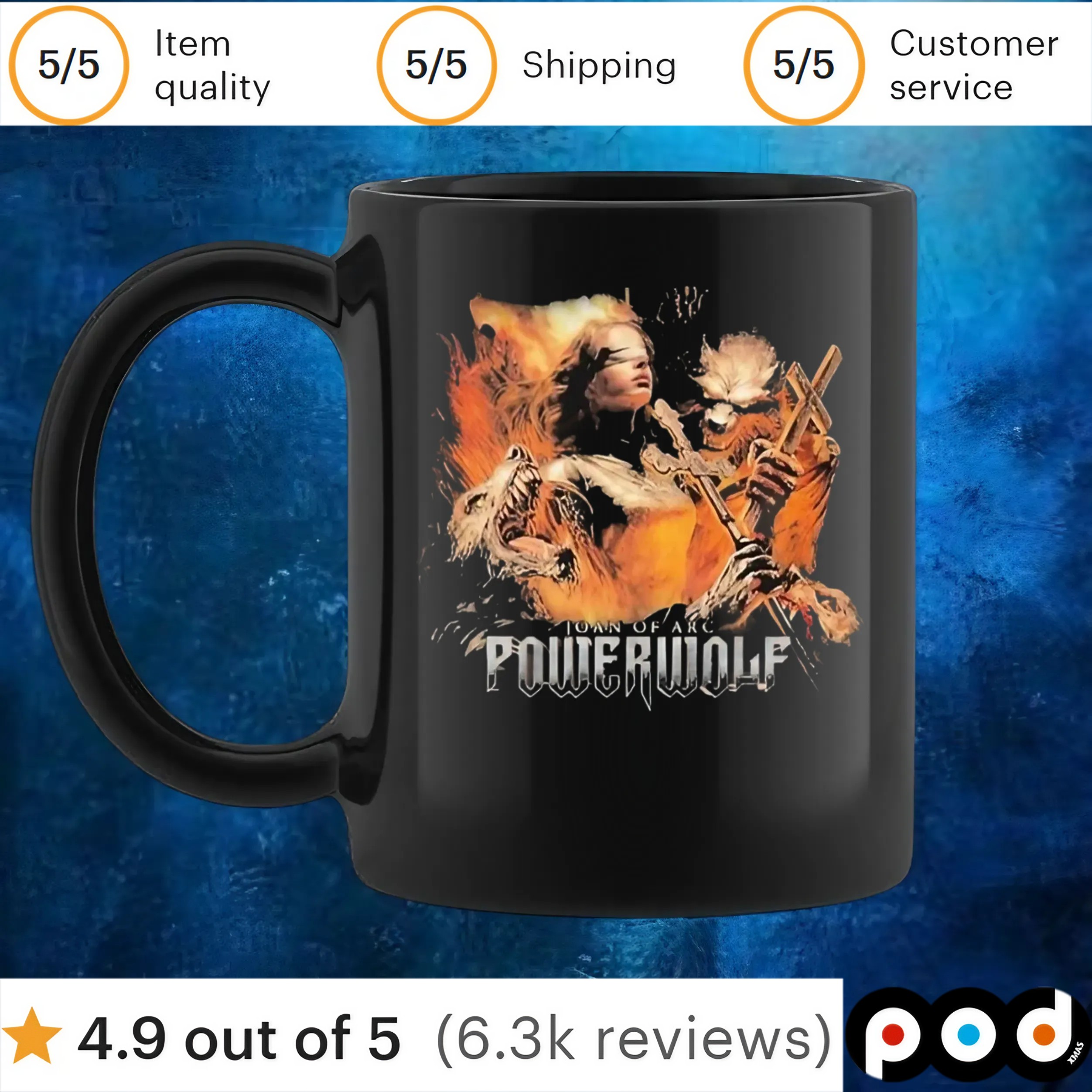 Powerwolf The Story Of Joan Of Arc New Video From Latest Album Wake Up The Wicked T Shirt Powerwolf The Story Of Joan Of Arc New Video From Latest Album Wake Up The Wicked T Shirt