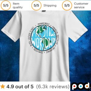Prestige Worldwide - Weiß Essential T Shirt