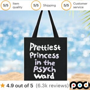 Prettiest Princess In The Psych Ward T Shirt