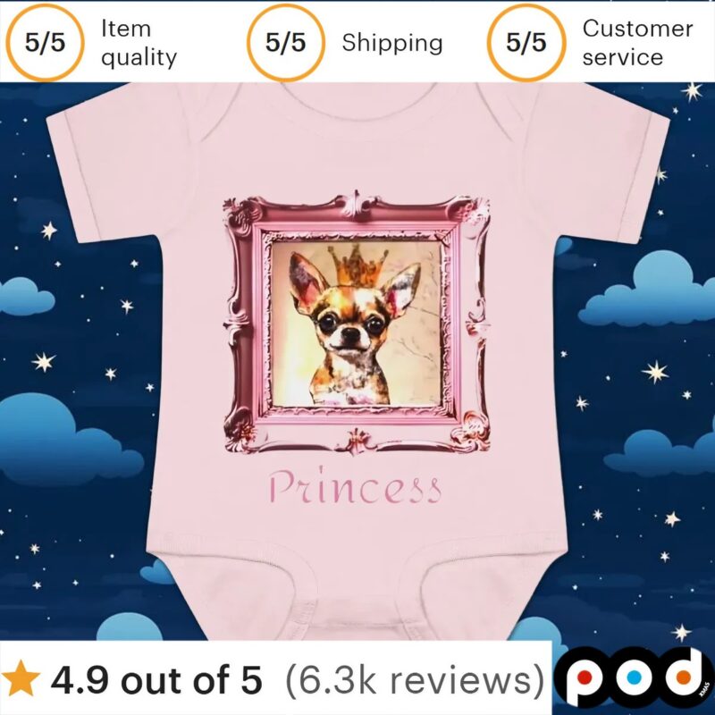 Chihuahua princess t shirt