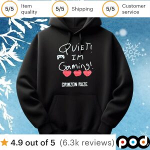 Quiet! Im Gaming! Crimzon Ruze T Shirt