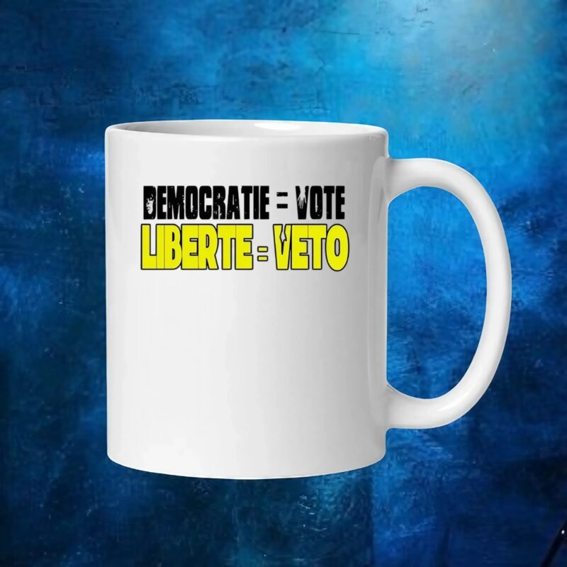 Democratie vote liberte veto t shirt