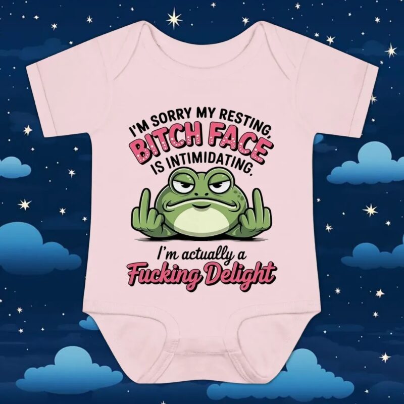 Frog I’m sorry my resting bitch face is intimidating t shirt
