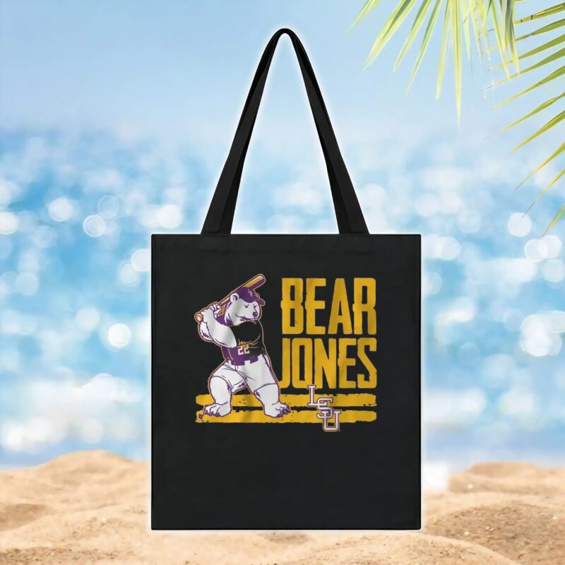 LSU Baseball Jared Jones Bear T Shirt